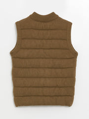 LCW baby
Light Brown Crew Neck Baby Boy Zippered Vest