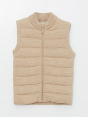 LCW baby
Light Brown Crew Neck Baby Boy Zippered Vest