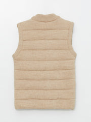 LCW baby
Light Brown Crew Neck Baby Boy Zippered Vest