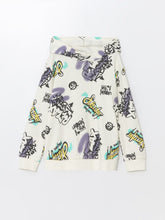 LCW Kids
Ecru Printed Hooded Printed Long Sleeve Boy's T-Shirt