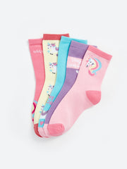 LCW Kids
Light Pink Patterned Girls Socks 5-Pack