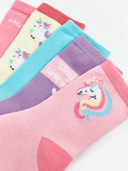 LCW Kids
Light Pink Patterned Girls Socks 5-Pack