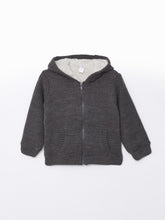 LCW baby
Anthracite Melange Hooded Baby Boy Knitwear Cardigan