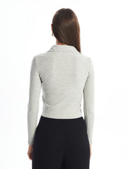 LCW Vision
New Black Polo Neck Plain Long Sleeve Women's Bodysuit