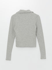 LCW Vision
New Black Polo Neck Plain Long Sleeve Women's Bodysuit