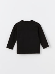 LCW baby
New Black Crew Neck Long Sleeve Basic Baby Boy T-Shirt