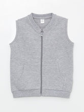 LCW baby
Gray Melange Crew Neck Zippered Baby Boy Vest