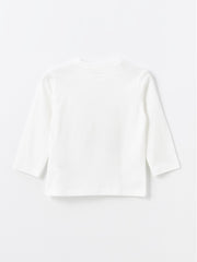LCW baby
Ecru Crew Neck Long Sleeve Printed Baby Boy T-Shirt