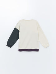 LCW baby
Light Beige Crew Neck Printed Baby Boy Sweatshirt