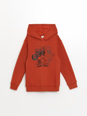LCW Kids
Gray Hooded Printed Boy Sweatshirt