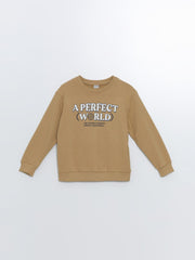 LCW Kids
Beige Crew Neck Printed Long Sleeve Boy Sweatshirt