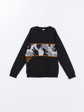 LCW Kids
New Black Crew Neck Printed Long Sleeve Boy T-Shirt