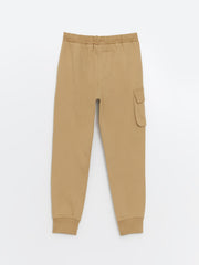 Lcw Kids Beige Elastic Waist Boy Cargo Sweatpants