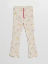 LCW baby
Ecru Printed Elastic Waist Printed Spanish Leg Baby Girl Leggings