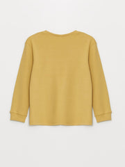 LCW baby
Matte Yellow Crew Neck Long Sleeve Printed Baby Boy T-Shirt