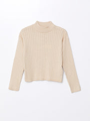 LCW Kids
Light Beige Half Turtleneck Girl Sweater and Trousers