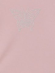 LCW Kids
Light Rose Crew Neck Embroidered Long Sleeve Girls Crop T-Shirt