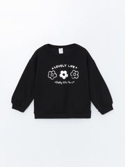 LCW baby
Cream Color Crew Neck Printed Baby Girl Sweatshirt