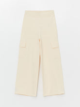 Elastic Waist Girls Cargo Sweatpants