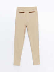 LCW Kids
Light Beige Elastic Waist Girls Leggings