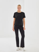 Xside Active Black Elastic Waist Women'S Leggings Pants