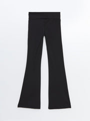 Xside Active Black Elastic Waist Women'S Leggings Pants