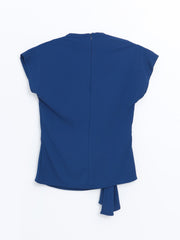 LCWAIKIKI Classic
Navy Blue Draped Collar Women's Blouse