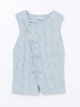 LCW Vision
Light Blue Crew Neck Self-Patterned Women's Knitwear Vest