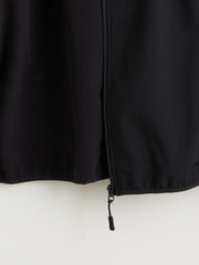 Xside Black Standard Fit Hooded Men Coat