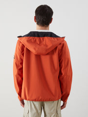 Xside Black Standard Fit Hooded Men Coat