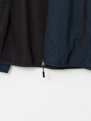 Xside Black Standard Fit Hooded Men Coat