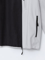 Xside Black Standard Fit Hooded Men Coat