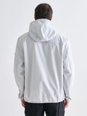 Xside Black Standard Fit Hooded Men Coat