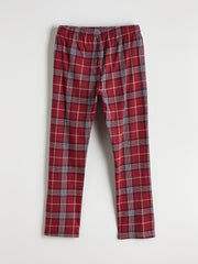 Lc Waikiki Black Standard Pattern Plaid Men Pajama Bottoms