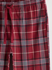 Lc Waikiki Black Standard Pattern Plaid Men Pajama Bottoms