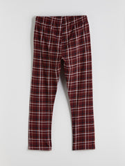 Lc Waikiki Black Standard Pattern Plaid Men Pajama Bottoms
