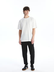 Xside Black Slim Fit Men Thick Jogger Sweatpants