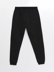 Xside Black Slim Fit Men Thick Jogger Sweatpants