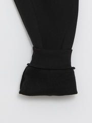 Xside Black Slim Fit Men Thick Jogger Sweatpants