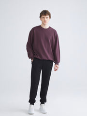 Xside Black Slim Fit Men Thick Jogger Sweatpants