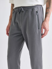 Xside Black Slim Fit Men Thick Jogger Sweatpants