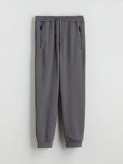 Xside Black Slim Fit Men Thick Jogger Sweatpants