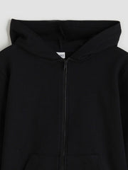 LCW Kids Blue Hooded Boys Zippered Sweatshirt