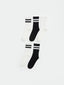 LCW Dream Ecru Striped Women Ankle Socks 5-Pack