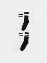 LCW Dream Ecru Striped Women Ankle Socks 5-Pack