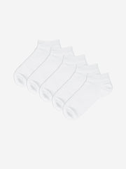 LCW Dream White Women Plain Ankle Socks 5-Pack