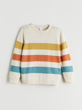 LCW Kids Mixed Crew Neck Long Sleeve Baby Boy Knitwear Sweater