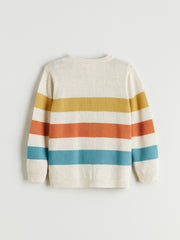 LCW Kids Mixed Crew Neck Long Sleeve Baby Boy Knitwear Sweater