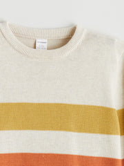 LCW Kids Mixed Crew Neck Long Sleeve Baby Boy Knitwear Sweater