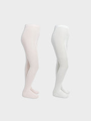 LCW Kids Pink Basic Girls Tights 2-Pack